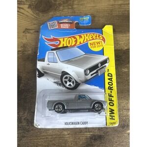 Hot Wheels HW OFF-ROAD Series Silver VOLKSWAGEN CADDY P.U. #CFL63 Fast Shipping